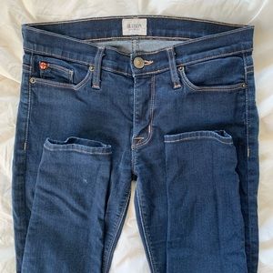 Hudson skinny mid rise jeans